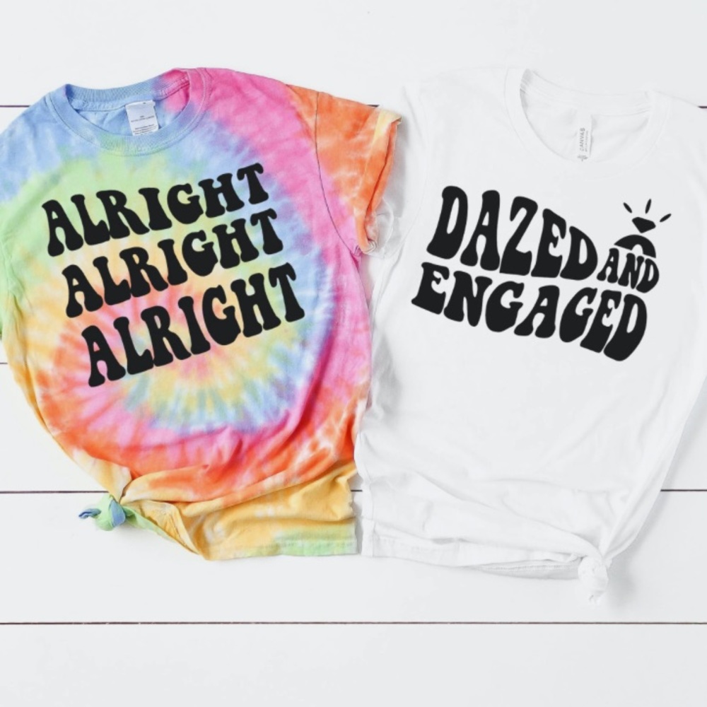 Etsy Dazed and Engaged Bach Party Tshirt